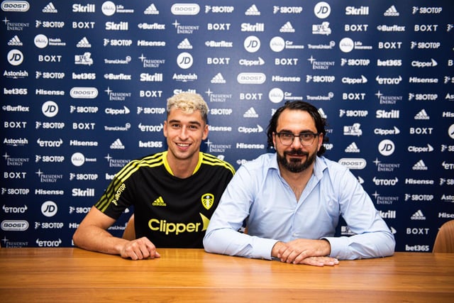 Marc Roca became Leeds' third summer signing after Brenden Aaronson and Rasmus Kristensen joined the club earlier this window (Image: Leeds United)
