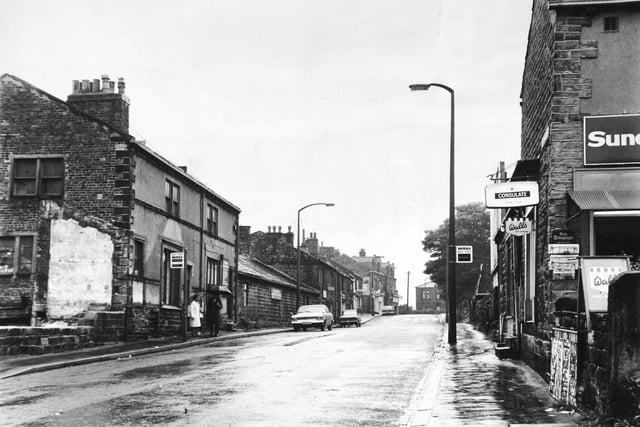 Town Street in Rodley pictured in July 1970.