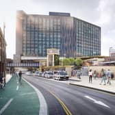 An artist's impression of the new taxi rank on Bishopgate Street
