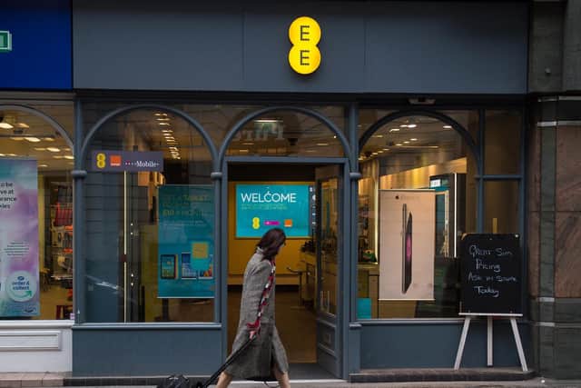 The EE network has suffered outages over the last 24 hours. Picture: Getty Images.