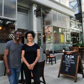 David and Marta Nkengma, the founders of gluten-free tapas restaurant Casa Leeds (Photo: Jonathan Gawthorpe)