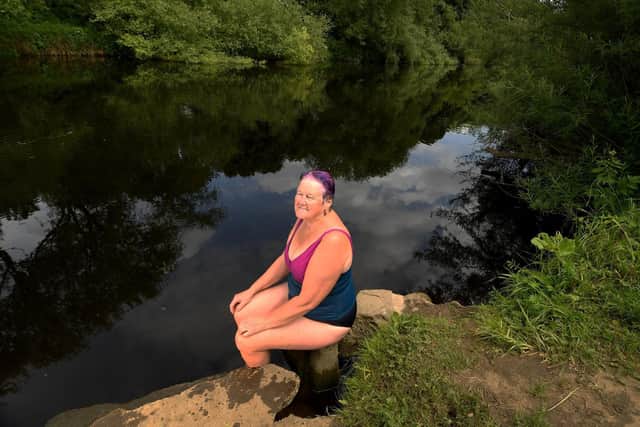 Former teacher Anita Walker has been a keen open water swimmer since childhood.