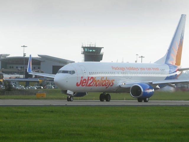 Jet2 has had the most flights in and out of LBA in 2022, and 83.9 per cent of them were on time