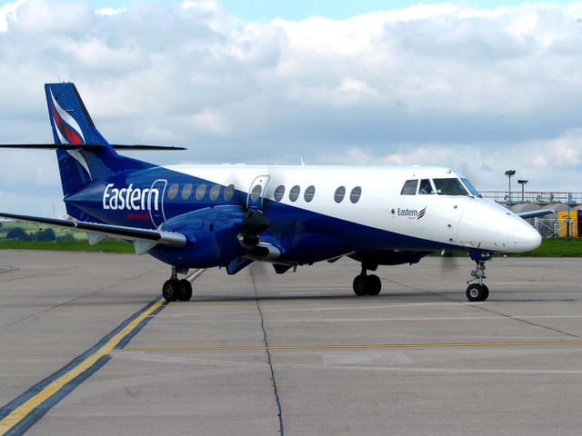 For regional airline Eastern Airways, 73.4% of its flights arrived and left on schedule