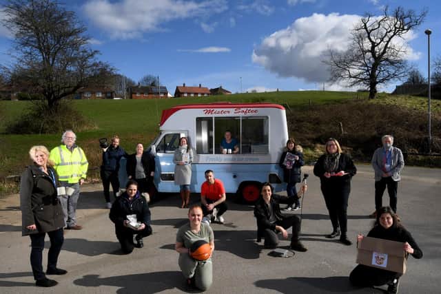 The ‘We Are Seacroft’ group has used inventive tools such as a spruced-up vintage ice cream van that delivered information about vaccines