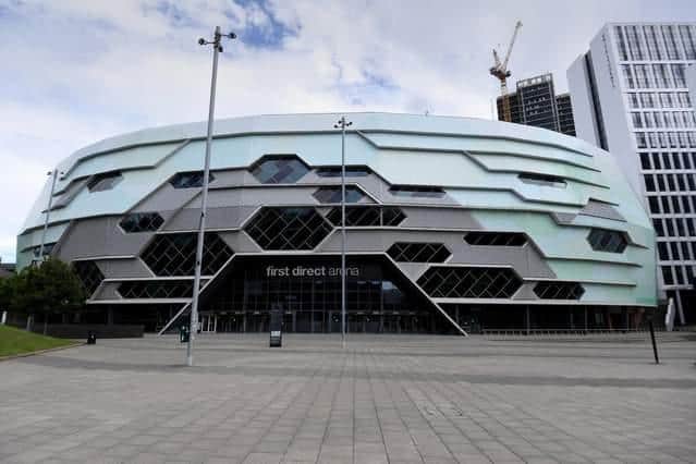 First Direct Arena is Leeds biggest venue with a capacity of 13,000