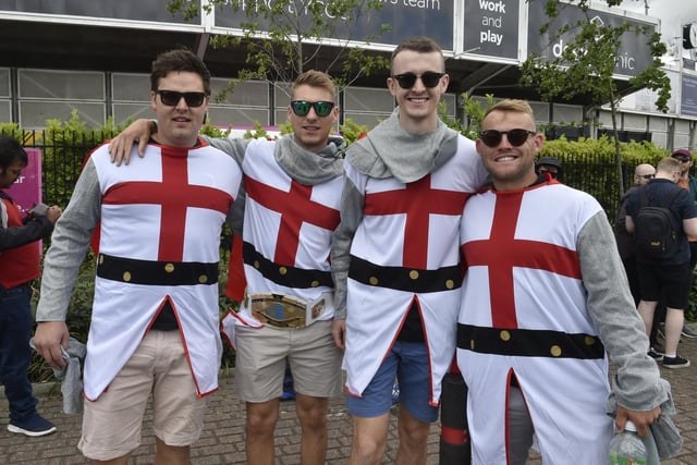 Fans descended on Headingley for the third day of the test match