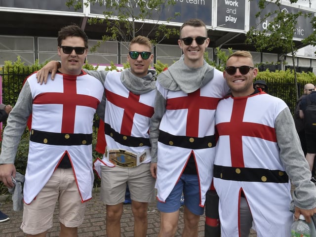 Fans descended on Headingley for the third day of the test match