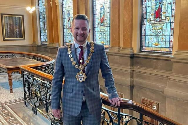 Coun Oliver Newton is the youngest person to hold the role of Mayor of Morley in the town's history. Picture: Local Democracy Reporting Service