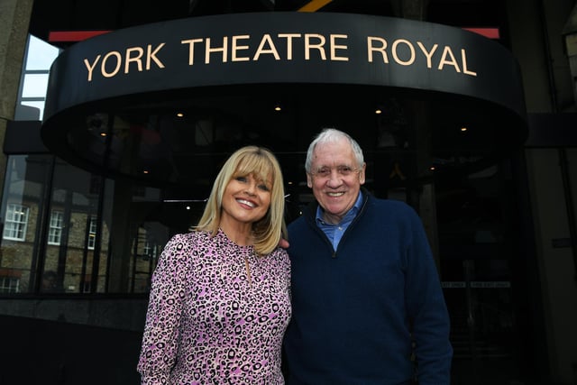Harry Gration and Christine Talbot at York Theatre Royal ahead of bringing their show A Grand Yorkshire Night Out to the theatre and to Scarborough earlier this year.