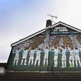 MURAL: Leeds United artwork has sprung up all around the city and the wider West Yorkshire region over the past few years (Photo by PAUL ELLIS/AFP via Getty Images)