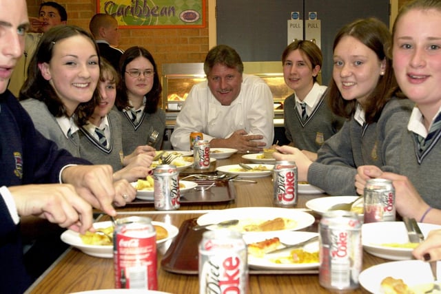 TV chef and former pupil Brian Turner visited Morley High as part of the National Healthy Food in Schools Week in June 2001.