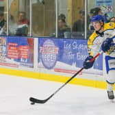 RARING TO GO: Leeds Knights' defenceman Jordan Griffin Picture: Andy Bourke/Podium Prints