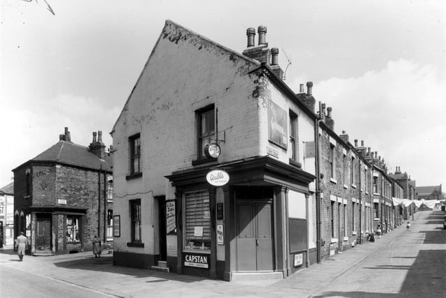 A corner shop on Accommodation Road in May 1960.