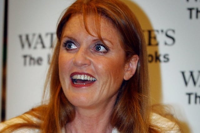 The Duchess of York was at Waterstones bookshop in the city centre to sign  copies of her new book.
