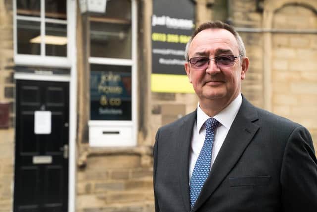 Pictured is John Howe, partner at John Howe and Co. He predictes that Leeds will buck national trends and avoid the slowing of the property market.