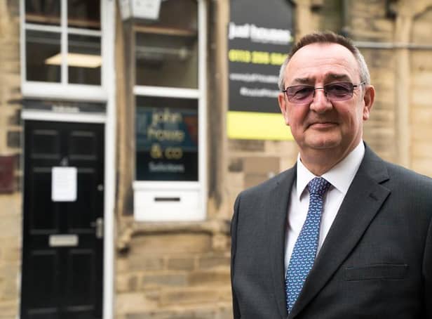 Pictured is John Howe, partner at John Howe and Co. He predictes that Leeds will buck national trends and avoid the slowing of the property market.