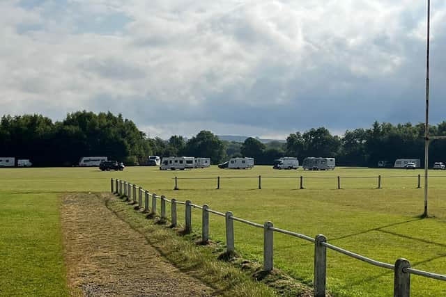 Oulton and Woodlesford Sports and Social Club has seen operations disrupted after a group of caravans entered its fields on Tuesday night (June 28).