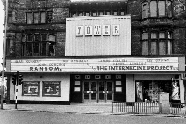The Tower Picture House on New Briggate was originally a conversion of part the Grand Arcade. It closed in March 1985, and was converted into a discotheque.