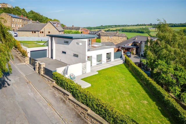 Vantage, Judy Haigh Lane, Thornhill Edge,is priced at  £975,000 with Fine and Country, Wakefield.