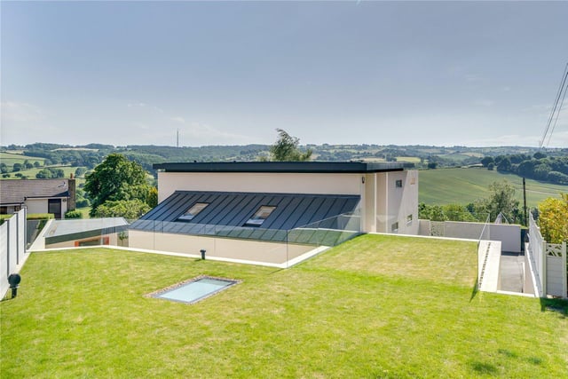 A view across the top of the property to the stunning views beyond.