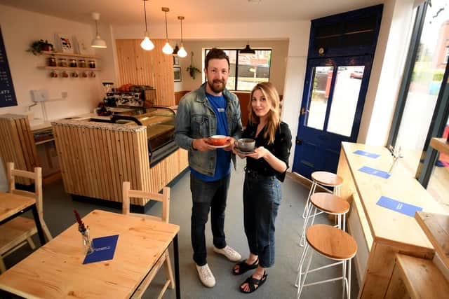 Matt Pease-Bower and Georgina Milner are the founders of Humbl Coffee in Meanwood (Photo: Simon Hulme)
