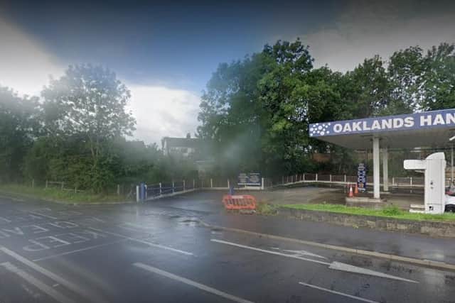 The housing estate would be built next to the car wash
Pic: Google