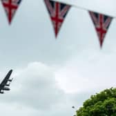 To round up the day’s fun and celebrations, a World War II RAF Lancaster will perform a thrilling three-times flypast down Briggate. Picture: Bruce Rollinson.