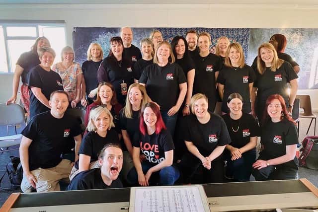 Love Pop Choir is a Yorkshire-based ladies choir with six groups in Harrogate, Cookridge, Otley, Ilkley, Roundhay and Saltaire.