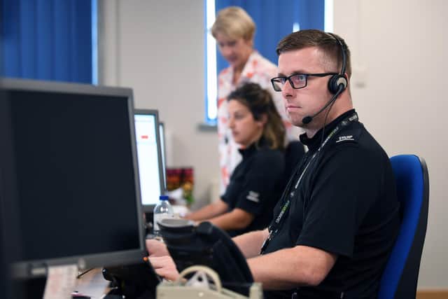 West Yorkshire Police's Contact Management Centre highlights time wasting calls using the #not999 hashtag. Picture: Jonathan Gawthorpe