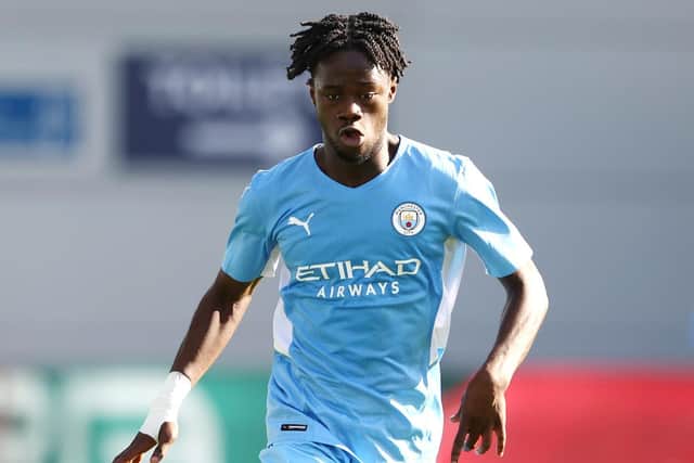 NEW FACE - Darko Gyabi is set to complete a £5m move from Manchester City to Leeds United. Pic: Getty