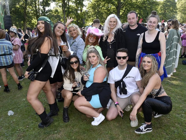 Revellers danced the day away and there was even some sunshine.