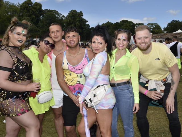 Many attendees dressed up for the occasion and there was even some colour coordination going on.