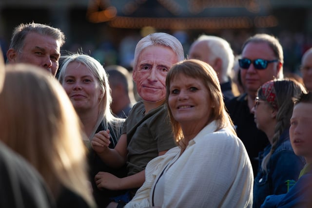 One Weller fan enjoying the gig. Photos by Cuffe and Taylor/The Piece Hall Trust.