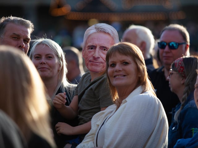 One Weller fan enjoying the gig. Photos by Cuffe and Taylor/The Piece Hall Trust.