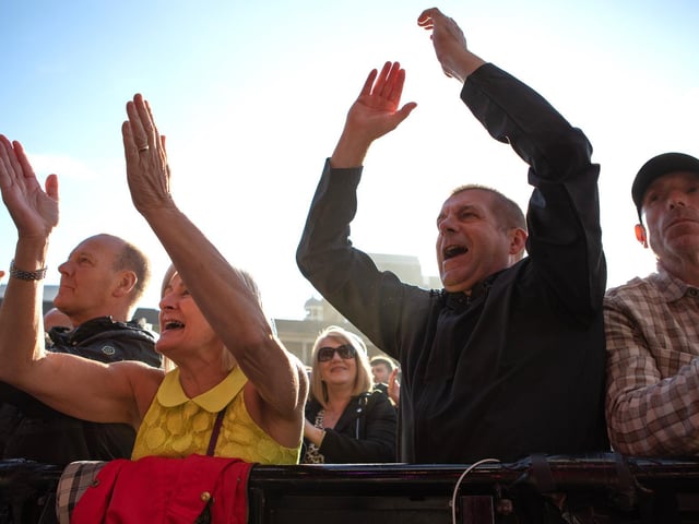 The singer played an impressive 26-song set. Photos by Cuffe and Taylor/The Piece Hall Trust