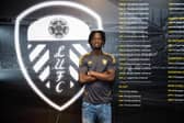 EXCITEMENT: From Leeds United new boy Darko Gyabi. Picture by LUFC.