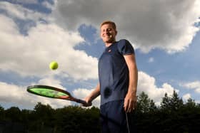 Luke Johnson, 28, is a professional tennis player from Roundhay who competes in up to 30 tournaments a year (Photo: Simon Hulme)