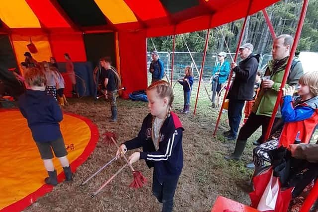 Some of the five festivals feature circus skills among the workshops