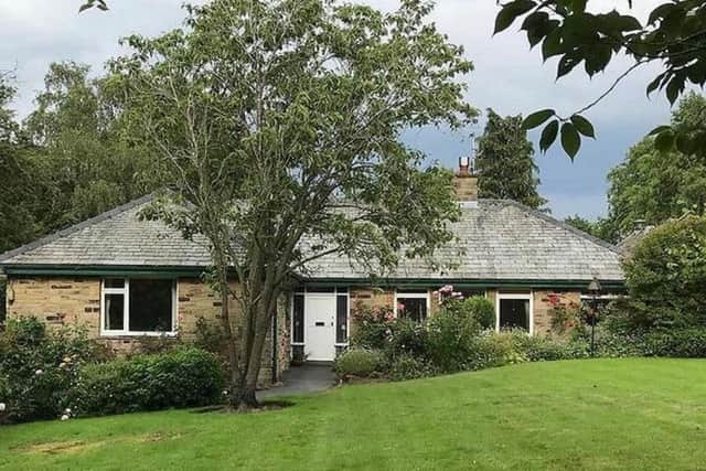 The bungalow before its radical transformation.