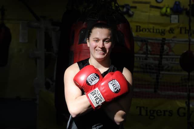 Jodie Wilkinson only took up boxing seven years ago after playing rugby league in her youth. (Picture: Tony Johnson)