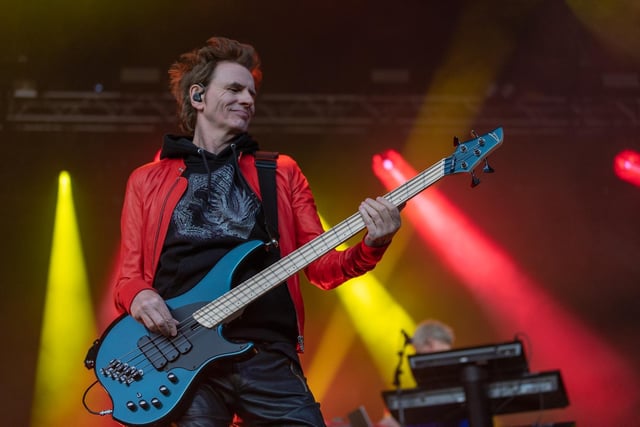 Duran Duran's John Taylor. Photos by Cuffe and Taylor/The Piece Hall Trust