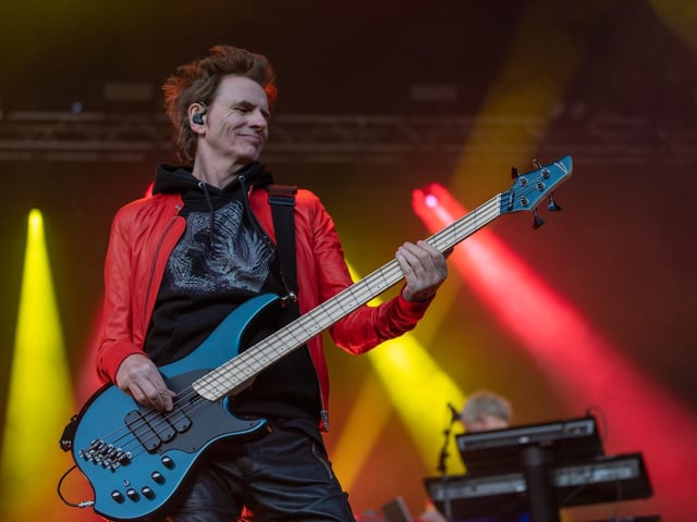 Duran Duran's John Taylor. Photos by Cuffe and Taylor/The Piece Hall Trust