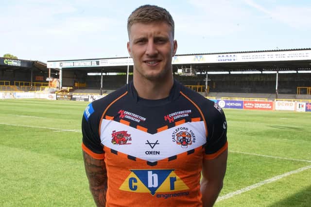 Alex Mellor is happy with how he has settled in at Tigers. Picture by Tom Maguire/Castleford Tigers.