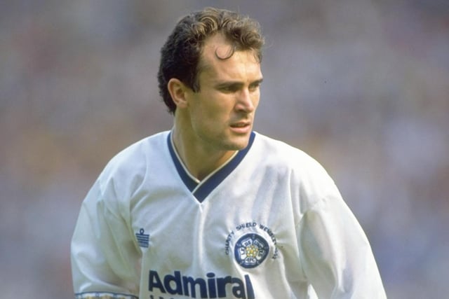 Shortly after signing for Leeds in 1991, Dorigo was in action at Wembley contesting the charity shield against Liverpool. (Image: Ben Radford/Getty Images)