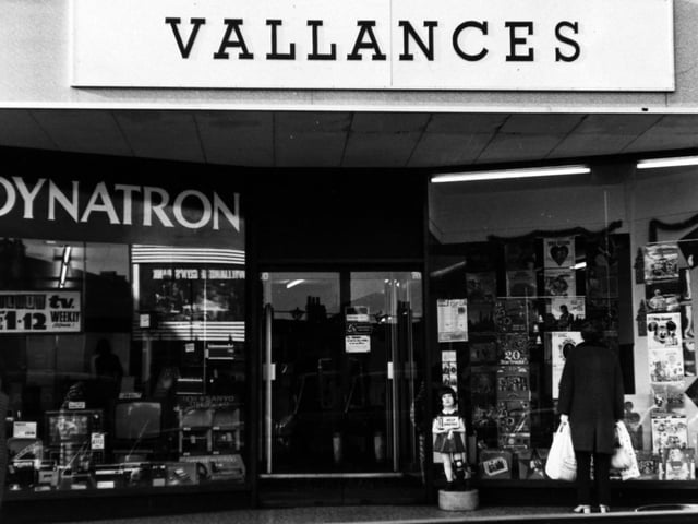 Did you shop here back in the day? The front of Vallances department store at the Corn Exchange in November 1972.