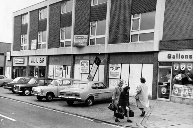 The proposed site of an amusement arcade on Kippax High Street in November 1972.