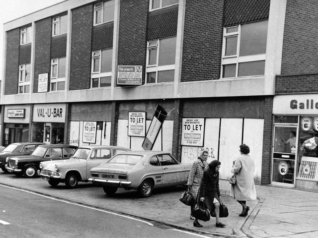 The proposed site of an amusement arcade on Kippax High Street in November 1972.