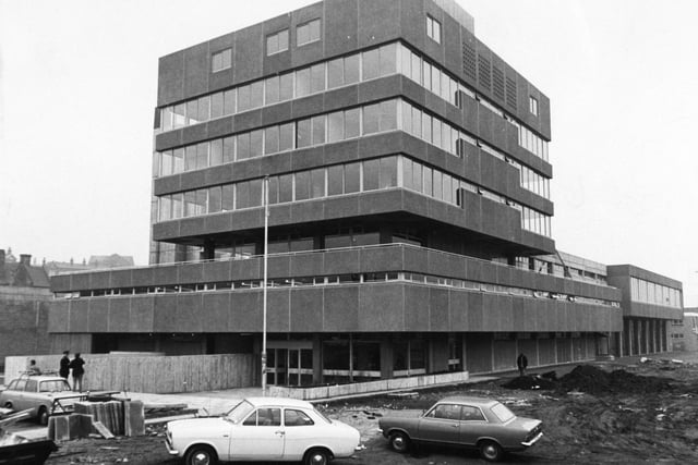 Leeds Fire Brigade's new headquarters on Kirkstall Road pictured in March 1972.
