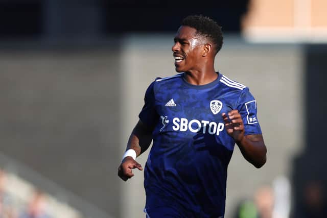 NEW BEGINNING: For Leeds United left back Junior Firpo, pictured during Thursday evening's 4-0 victory against Blackpool in the pre-season friendly at York City. Photo by George Wood/Getty Images.